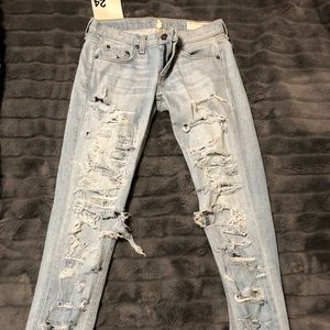 Rag and Bone rip jeans